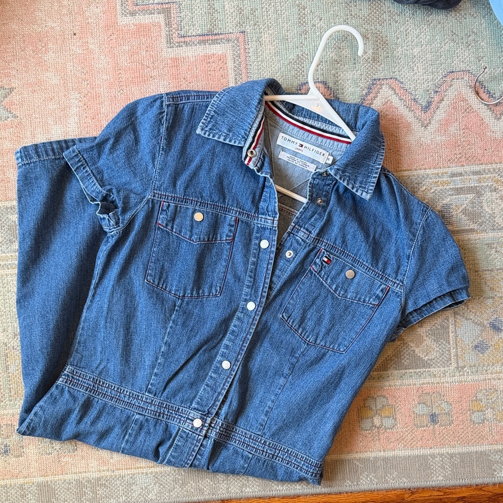 Tommy Hilfiger Button Up Denim Dress